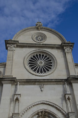 front of sibenik cathedral