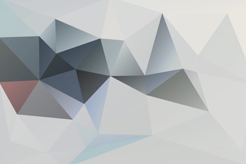 Abstract vector background of grey triangles