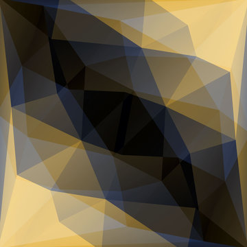 Abstract geometric gold and black vector background