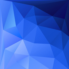 Vector background of bright blue triangles
