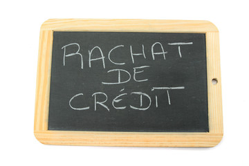 Obraz premium ardoise rachat de crédit