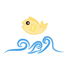 fish isolated illustration