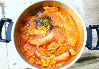 cassoulet mijoté en cocotte 