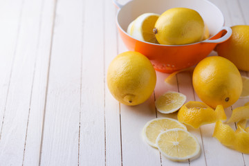 Fresh lemons