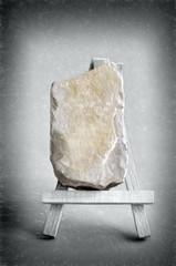 boulder art  - illustration based on own photo image