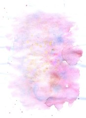 Obraz premium Pink Watercolor Background