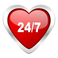 24/7 valentine icon