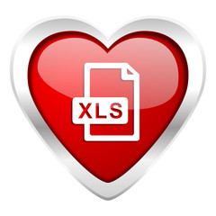 xls file valentine icon