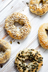 Homemade bagels