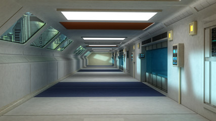 Futuristic interior SCIFI