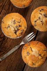 Muffins and coffee
