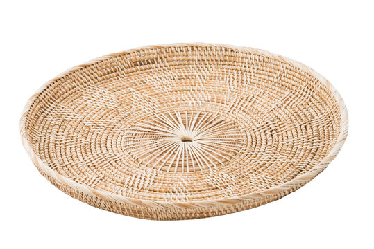 Wicker Placemat Isolated