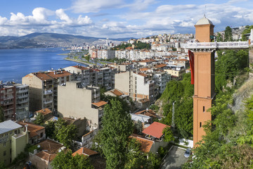 Aufzug Tarihi Asansör Izmir - obrazy, fototapety, plakaty