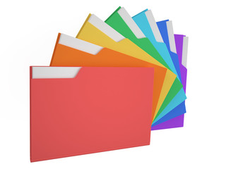 Folders colored