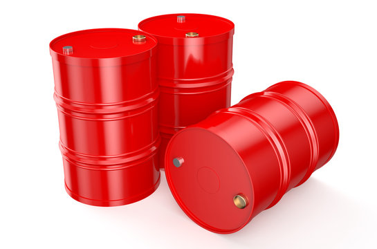 Barrels red