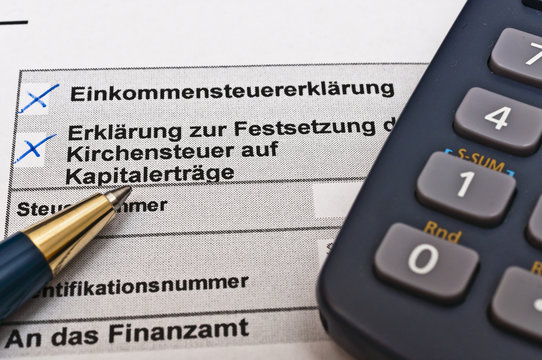 Einkommensteuererkl&auml;rung