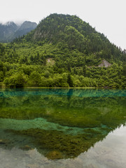 Fototapeta na wymiar Jiuzhaigou Valley National park in China