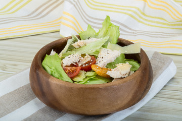 Caesar salad with chicken