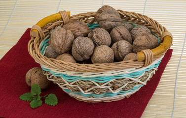 Wallnut in the basket