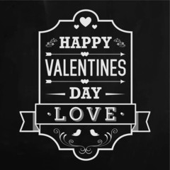 Fototapeta premium Happy Valentines Day & Love