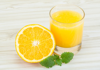 Fresh orange juice