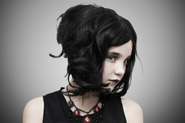 young hipster posing