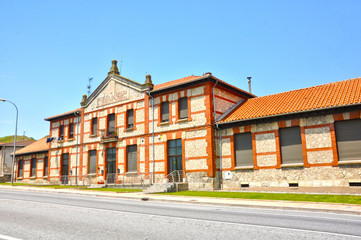 Monasterio de Rodilla, Provincia de Burgos, Escuelas Aquilino Puerta, Espa&ntilde;a