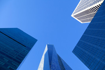Fototapeta na wymiar マンハッタンの高層ビル