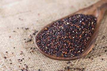 Fototapeta na wymiar Black Quinoa