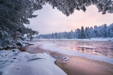 Winter scenery from Finnish nature