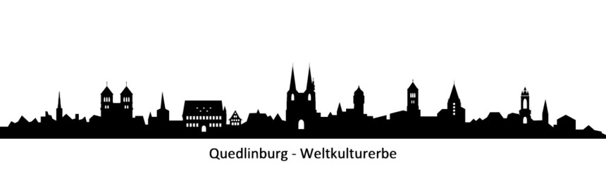 Skyline Quedlinburg - obrazy, fototapety, plakaty