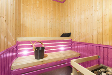 Obraz na płótnie Canvas Sauna interior