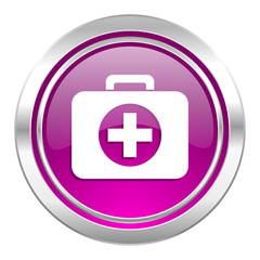 first aid violet icon hospital violet icon