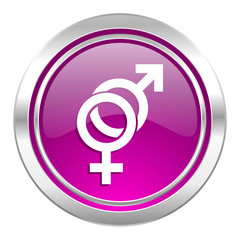 sex violet icon gender sign