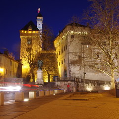 Fototapeta na wymiar le château des ducs de savoie -chambéry