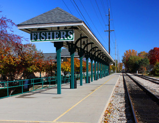 Fishers, Indiana train station