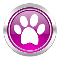 foot violet icon