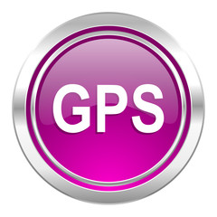 gps violet icon