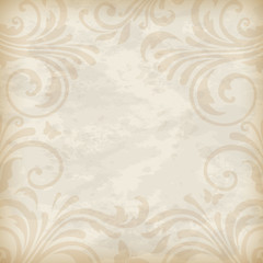 Decorative vector vintage background