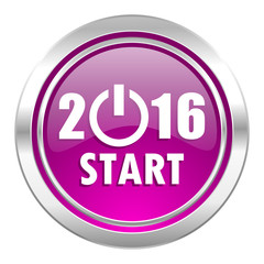 new year 2016 violet icon new years symbol