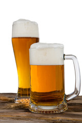 Still life with a draft beer