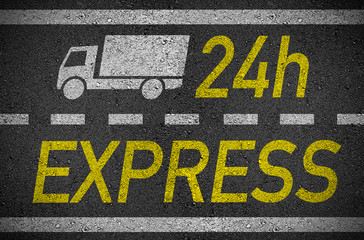 Asphalt mit LKW 24h EXPRESS