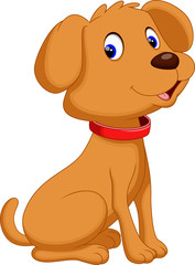 Obraz premium Cute dog cartoon