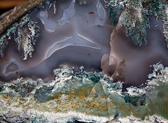 agate precious stone surface closeup