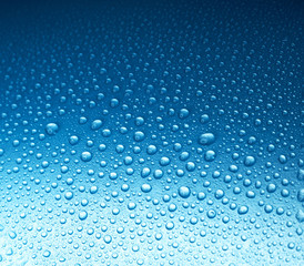 Drops of water.