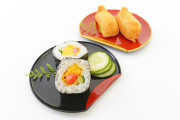 太巻きと稲荷寿司