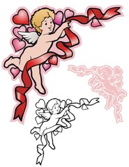 Valentine's corner decoration