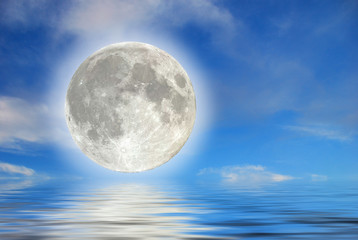 Luna sull'acqua