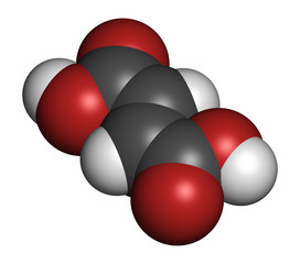 Fumaric acid molecule. Found in bolete mushrooms, lichen, etc