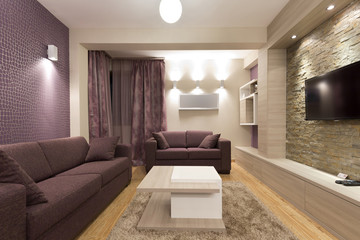 Modern living room interior 